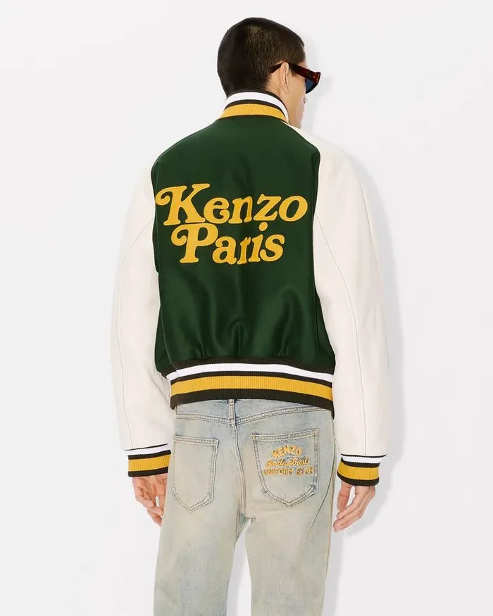 Kenzo Jackets And Coats MenWomen By Verdy039 Genderless Varsity Jacket Dark Khaki