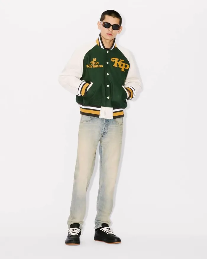 Kenzo Jackets And Coats MenWomen By Verdy039 Genderless Varsity Jacket Dark Khaki