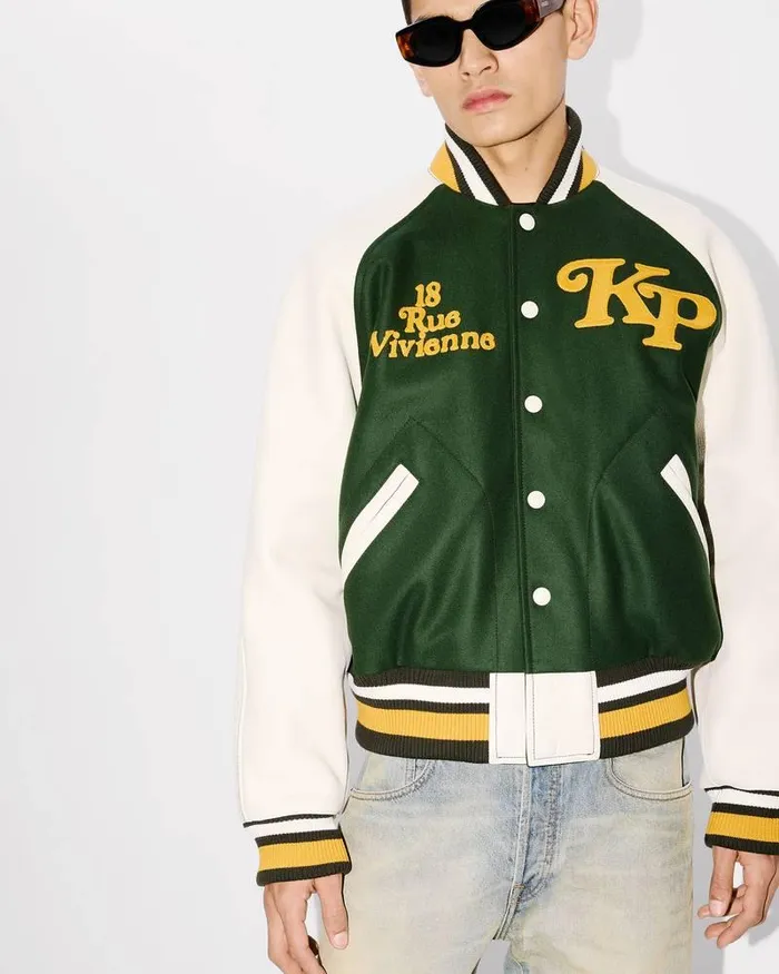 Kenzo Jackets And Coats MenWomen By Verdy039 Genderless Varsity Jacket Dark Khaki