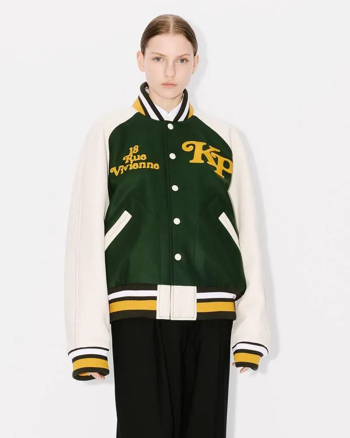 Kenzo Jackets And Coats MenWomen By Verdy039 Genderless Varsity Jacket Dark Khaki