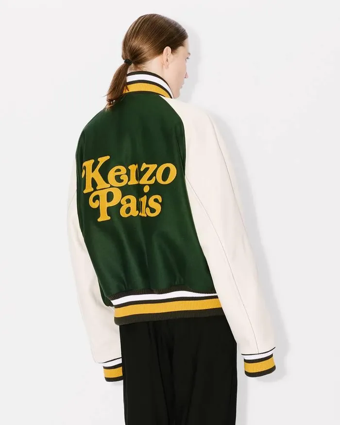 Kenzo Jackets And Coats MenWomen By Verdy039 Genderless Varsity Jacket Dark Khaki