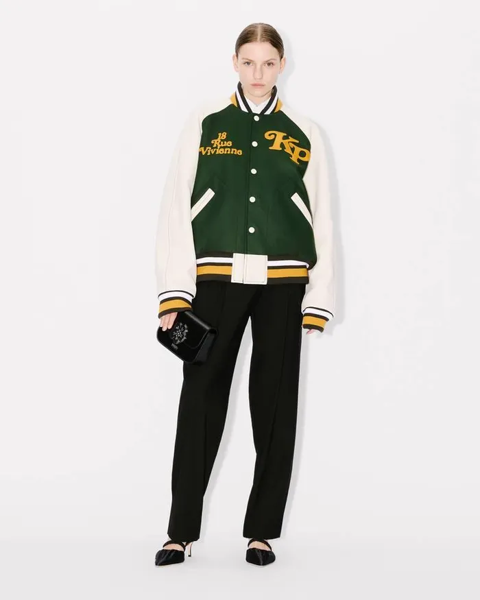 Kenzo Jackets And Coats MenWomen By Verdy039 Genderless Varsity Jacket Dark Khaki