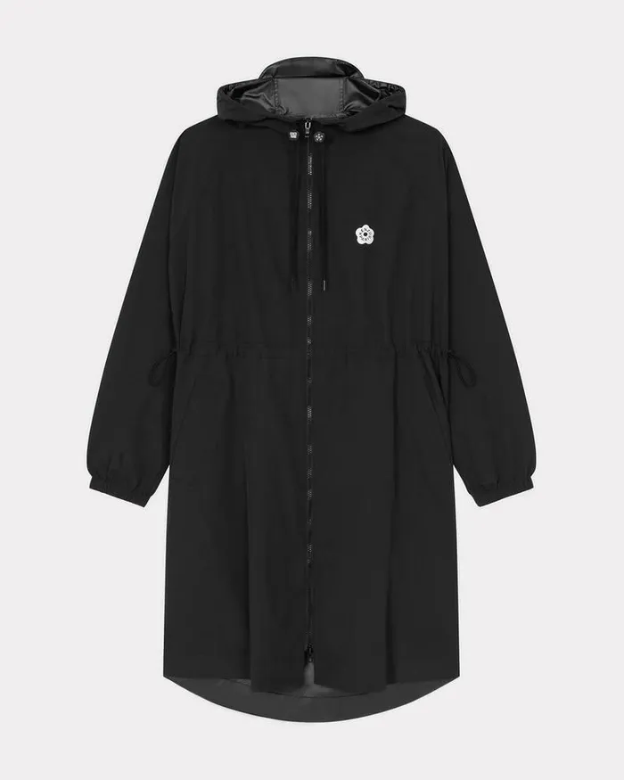 Kenzo Jackets And Coats Women 039Boke Flower 20039 Long Windbreaker Black