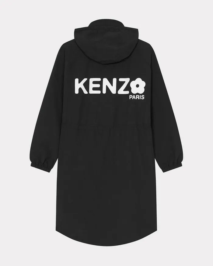 Kenzo Jackets And Coats Women 039Boke Flower 20039 Long Windbreaker Black