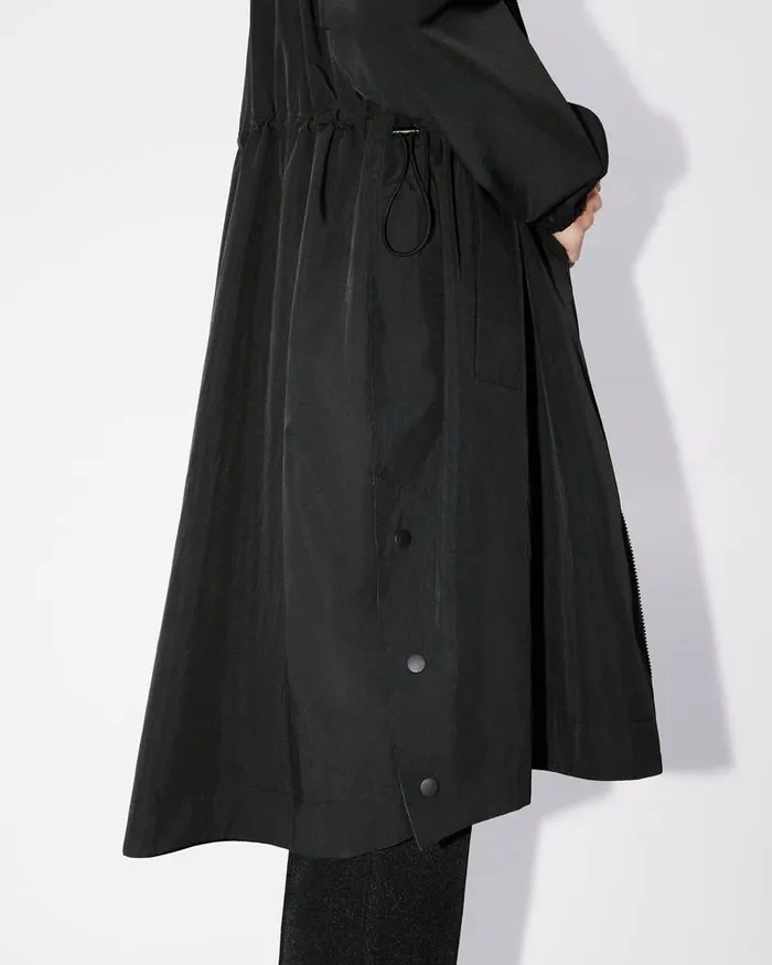Kenzo Jackets And Coats Women 039Boke Flower 20039 Long Windbreaker Black