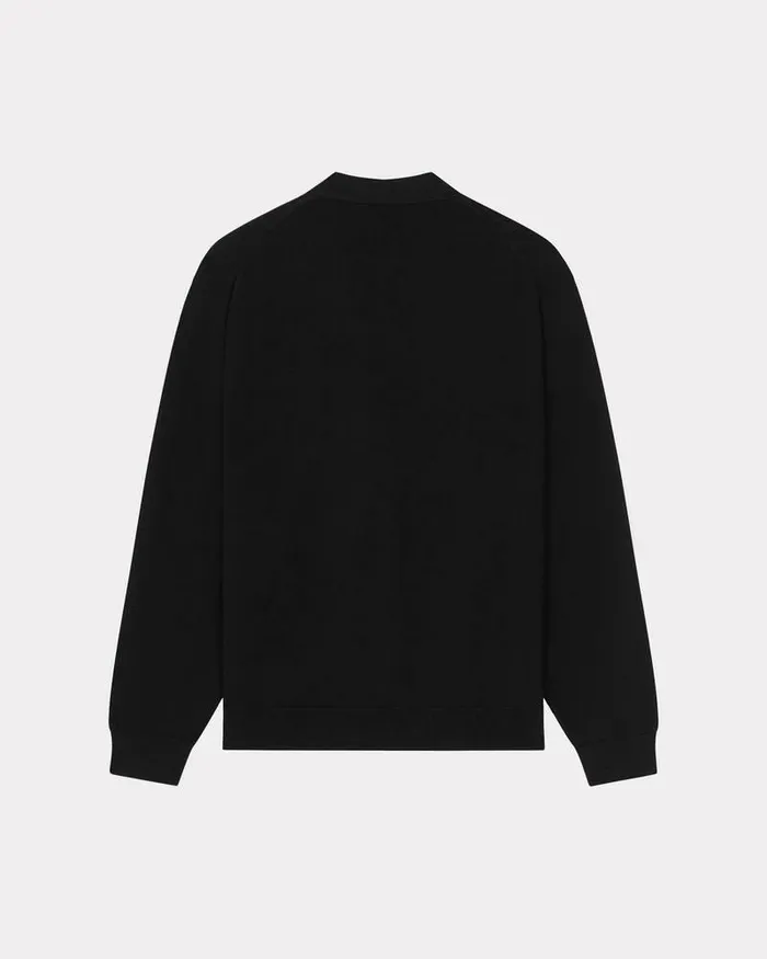 Kenzo Knitwear Men 039Year Of The Dragon039 Embroidered Cardigan Black