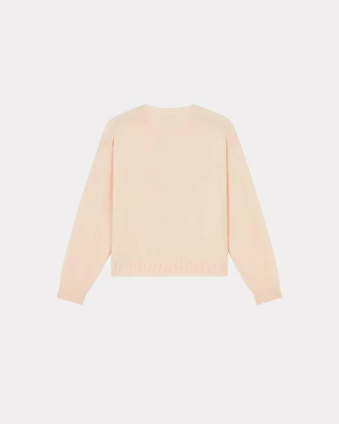 Kenzo Knitwear Women 039Boke Flower039 Merino Wool Jumper Off White
