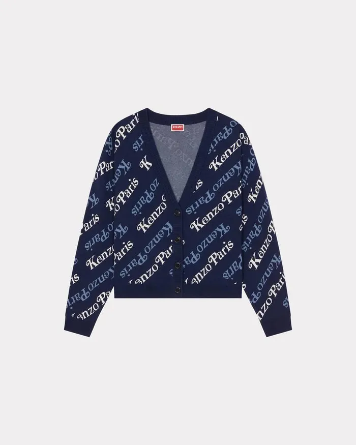 Kenzo Knitwear Women By Verdy039 Cardigan Midnight Blue