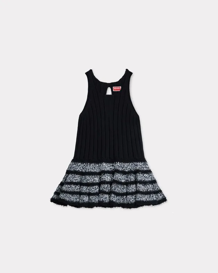 Kenzo Knitwear Women Crochet Top Black