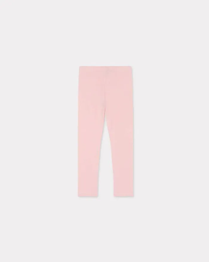 Kenzo Pants And Shorts Kids Cotton Leggings Pastel Pink