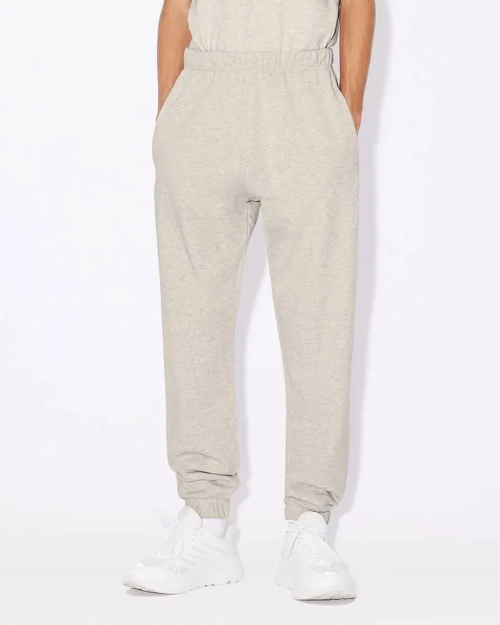 Kenzo Pants And Shorts Men 039Boke Flower039 Embroidered Jogging Bottoms Pale Grey