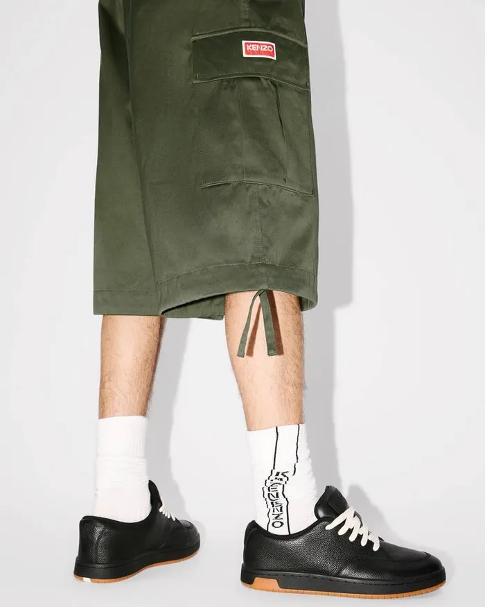 Kenzo Pants And Shorts Men ARMY Cargo Shorts Dark Khaki