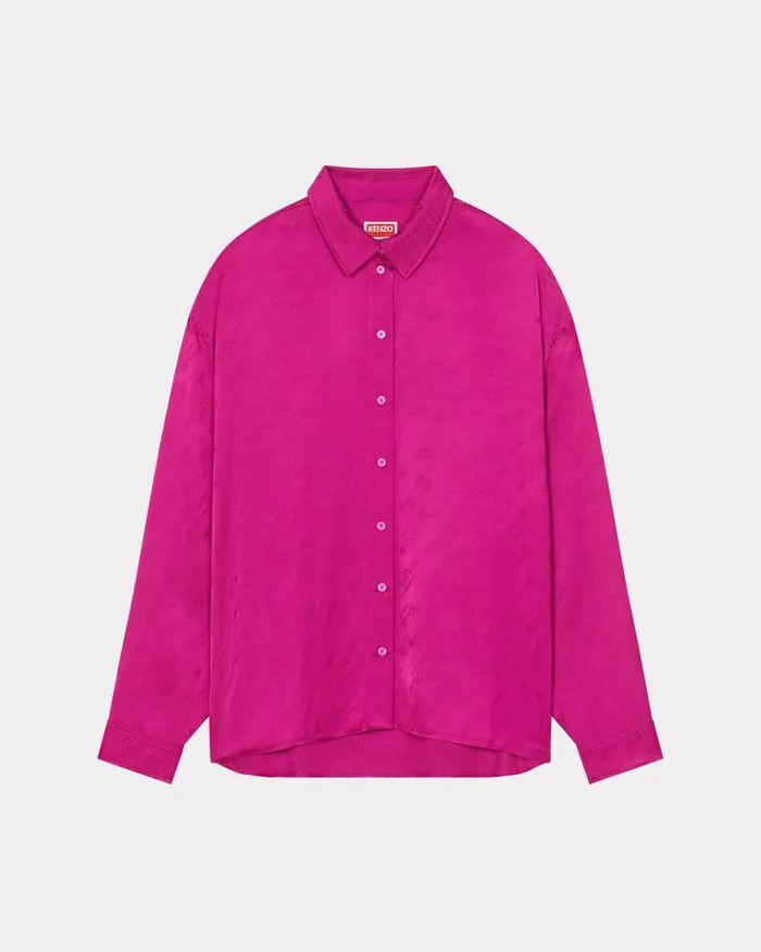 Kenzo Shirts And Tops Women By Verdy039 Dropped Shoulder Shirt Deep Fuschia