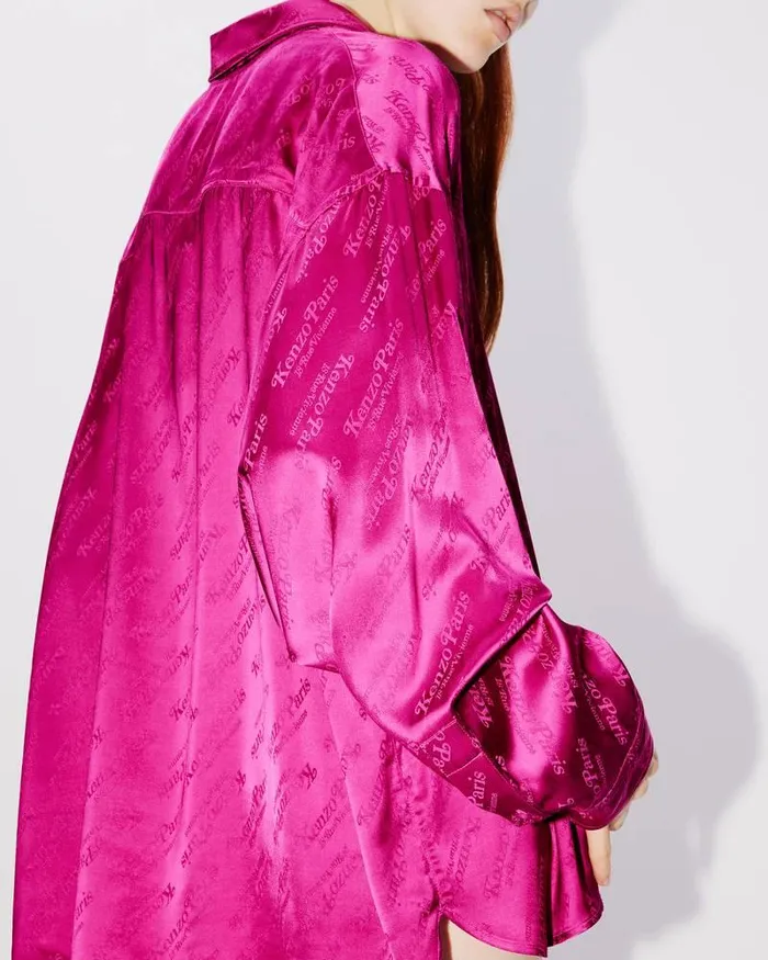 Kenzo Shirts And Tops Women By Verdy039 Dropped Shoulder Shirt Deep Fuschia