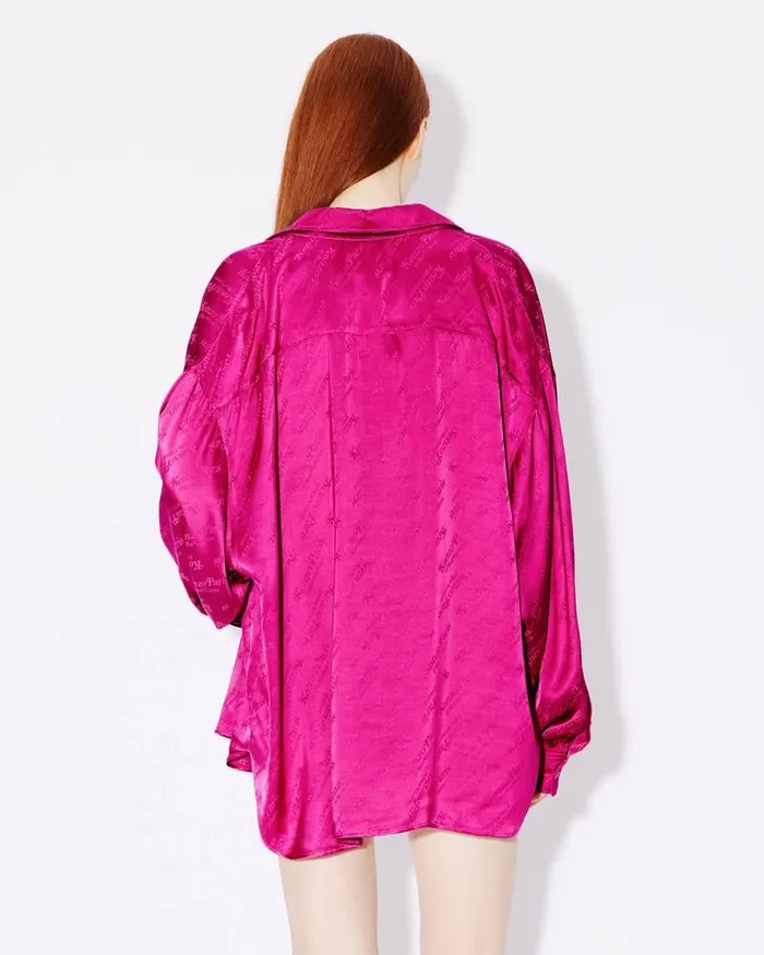 Kenzo Shirts And Tops Women By Verdy039 Dropped Shoulder Shirt Deep Fuschia