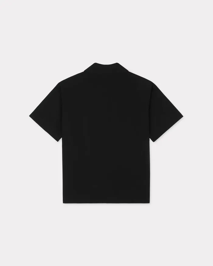 Kenzo Shirts Men Paris039 Kimono Shirt Black
