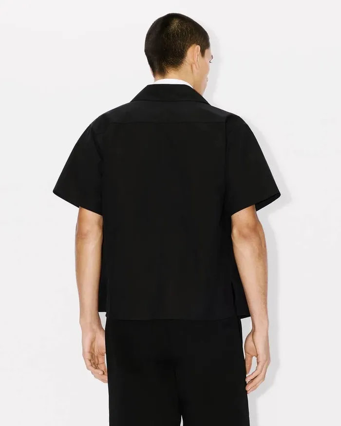 Kenzo Shirts Men Paris039 Kimono Shirt Black