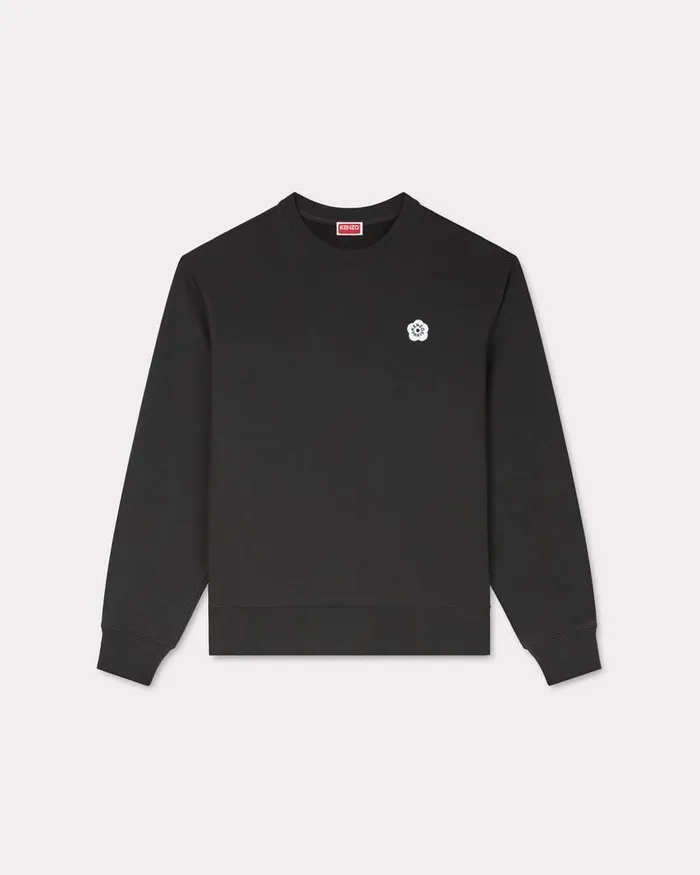 Kenzo Sweatshirts And Hoodies Men 039Boke Flower 20039 Embroidered Classic Sweatshirt Black