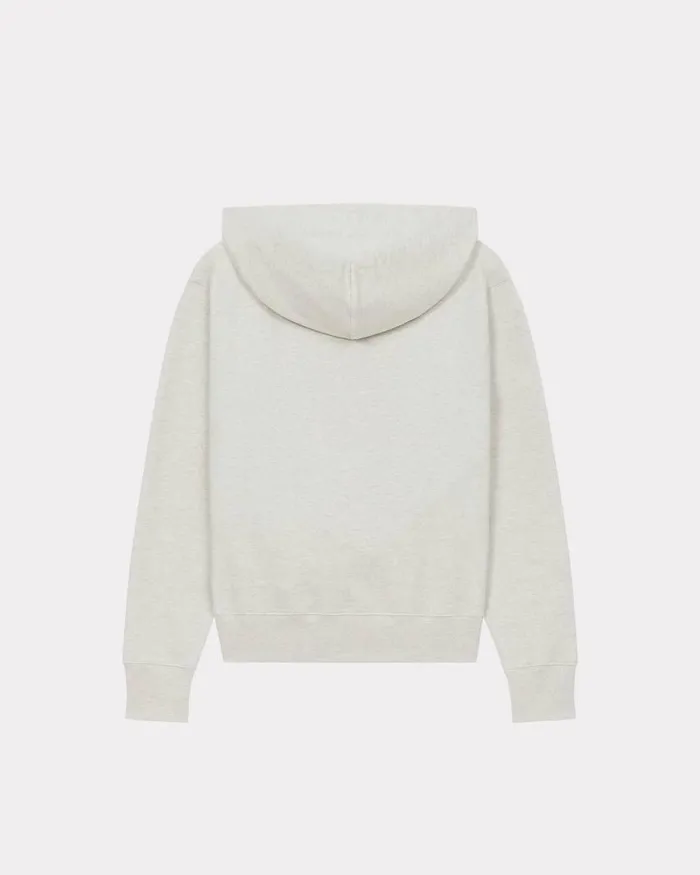 Kenzo Sweatshirts And Hoodies Women 039Boke Flower039 Hooded Sweatshirt Pale Grey