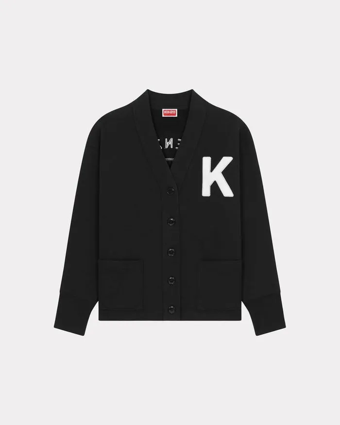 Kenzo Sweatshirts And Hoodies Women 039 Embroidered Cardigan Black