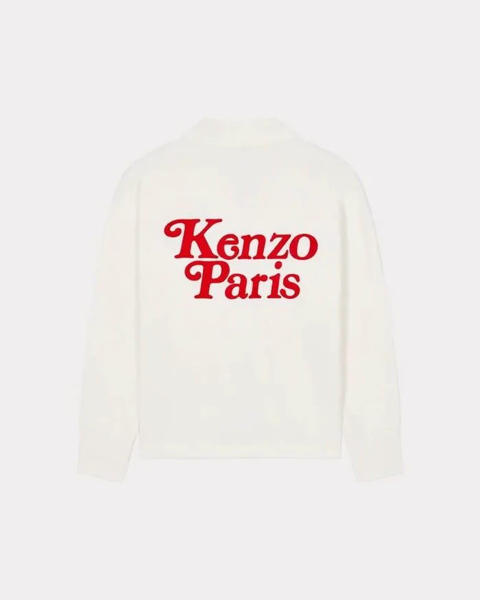 Kenzo Sweatshirts And Hoodies Women By Verdy039 Embroidered Sweatshirt Cardigan Off White