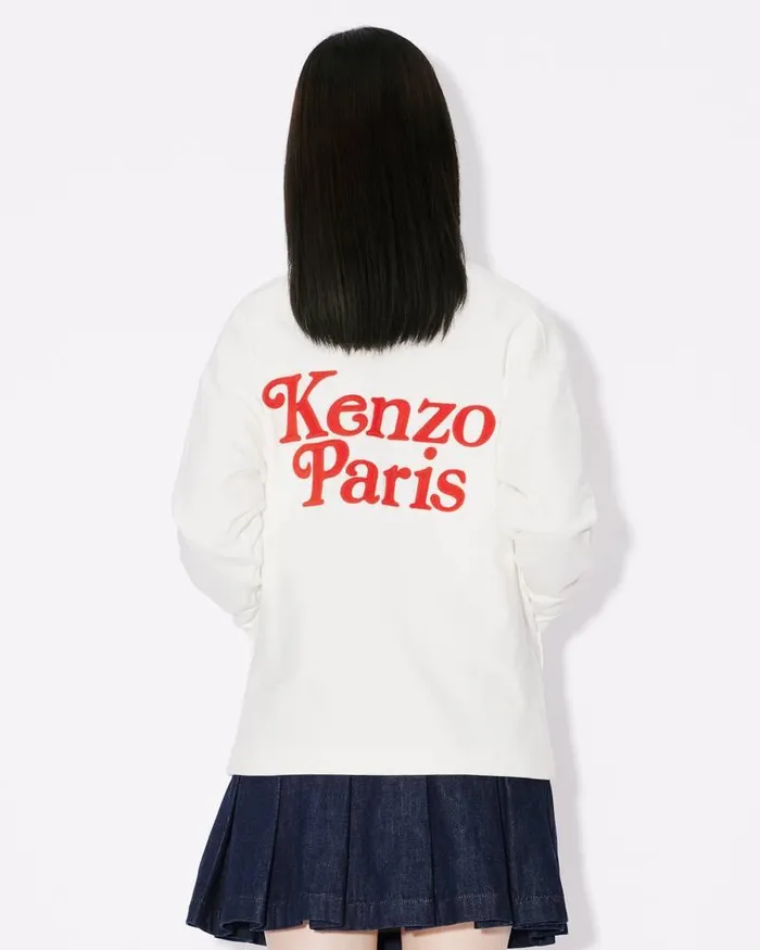 Kenzo Sweatshirts And Hoodies Women By Verdy039 Embroidered Sweatshirt Cardigan Off White