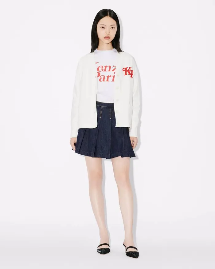 Kenzo Sweatshirts And Hoodies Women By Verdy039 Embroidered Sweatshirt Cardigan Off White