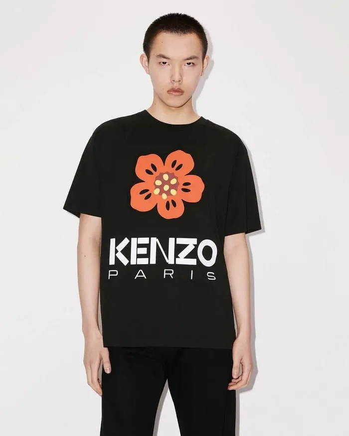 Kenzo TShirts And Polos Men 039Boke Flower039 Classic Tshirt Black