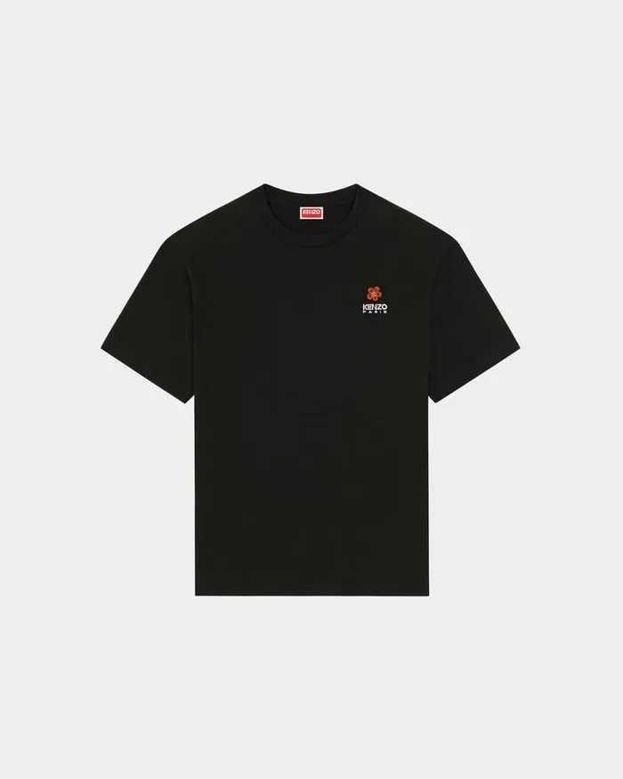 Kenzo TShirts And Polos Men 039Boke Flower039 Embroidered Classic Tshirt Black