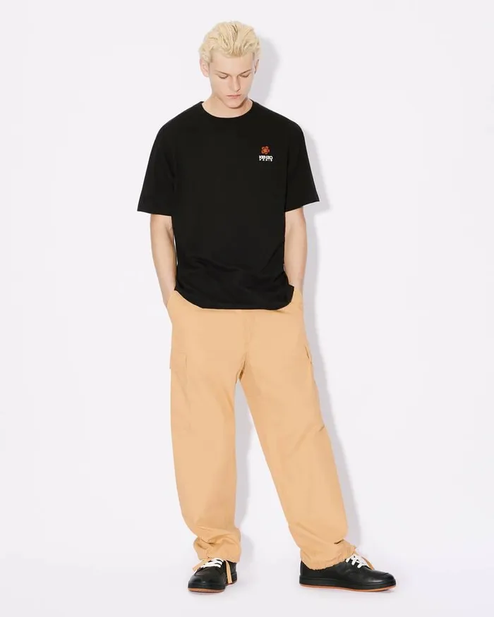 Kenzo TShirts And Polos Men 039Boke Flower039 Embroidered Classic Tshirt Black