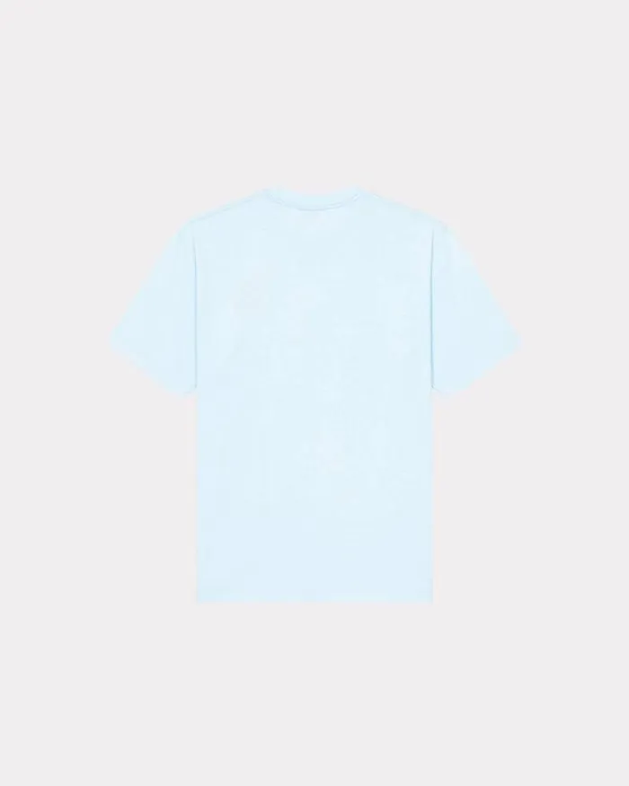 Kenzo TShirts And Polos Men 039Boke Flower039 Embroidered Classic Tshirt Light Blue