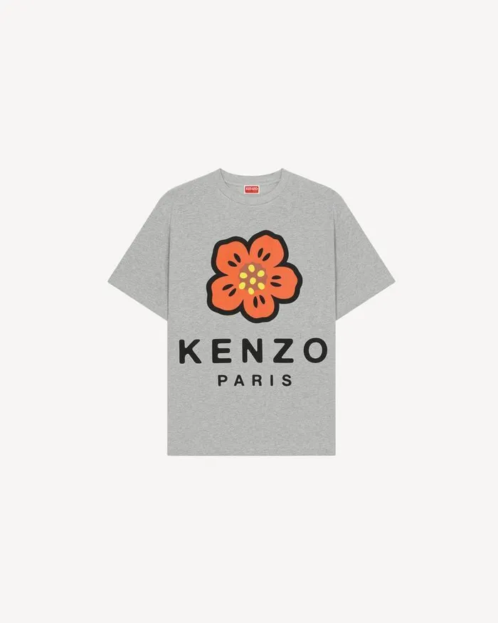 Kenzo TShirts And Polos Men 039BOKE FLOWER039 Tshirt Pearl Grey