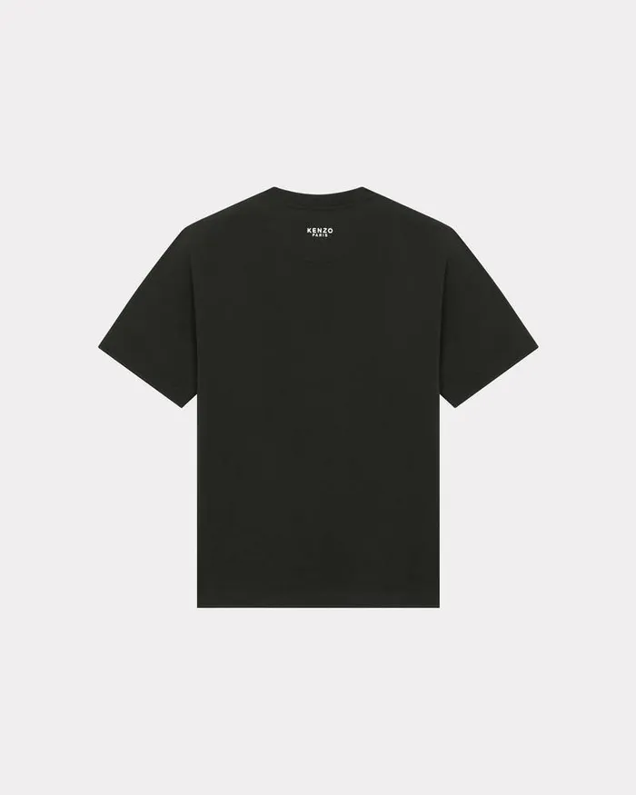 Kenzo TShirts And Polos Men 039Lucky Tiger039 Embroidered Classic Tshirt Black