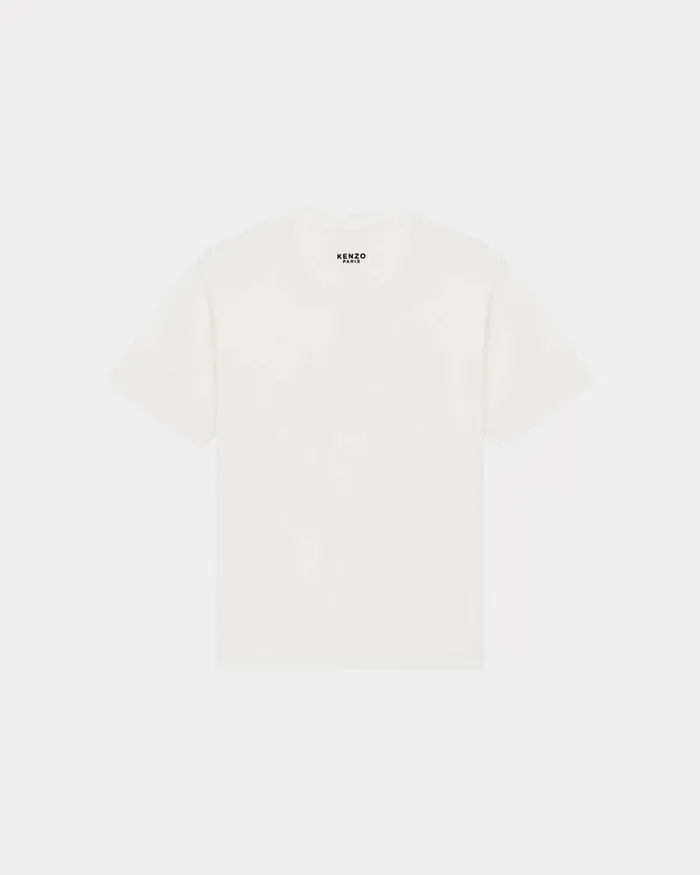 Kenzo TShirts And Polos Men 039Lucky Tiger039 Embroidered Classic Tshirt Off White