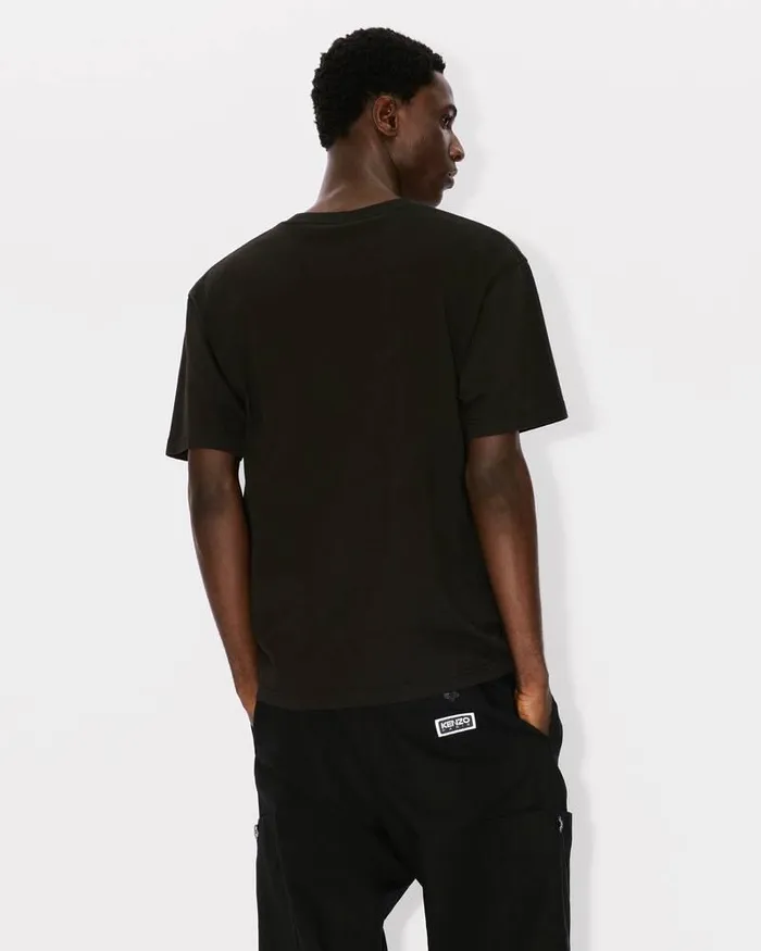 Kenzo TShirts And Polos Men Drawn Varsity039 Oversized Tshirt Black