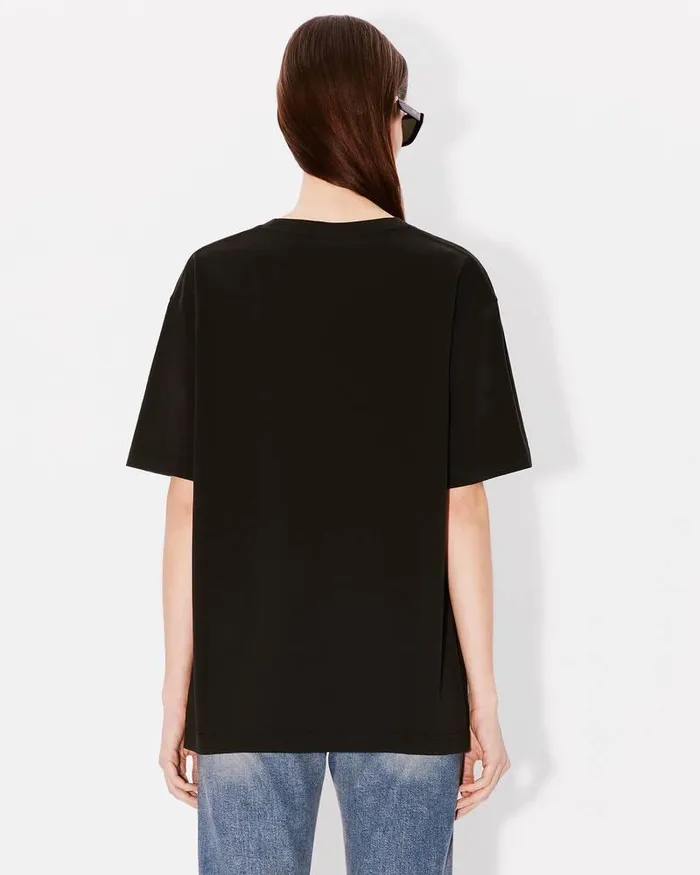 Kenzo TShirts And Polos Men Lucky Tiger039 Oversized Genderless Tshirt Black