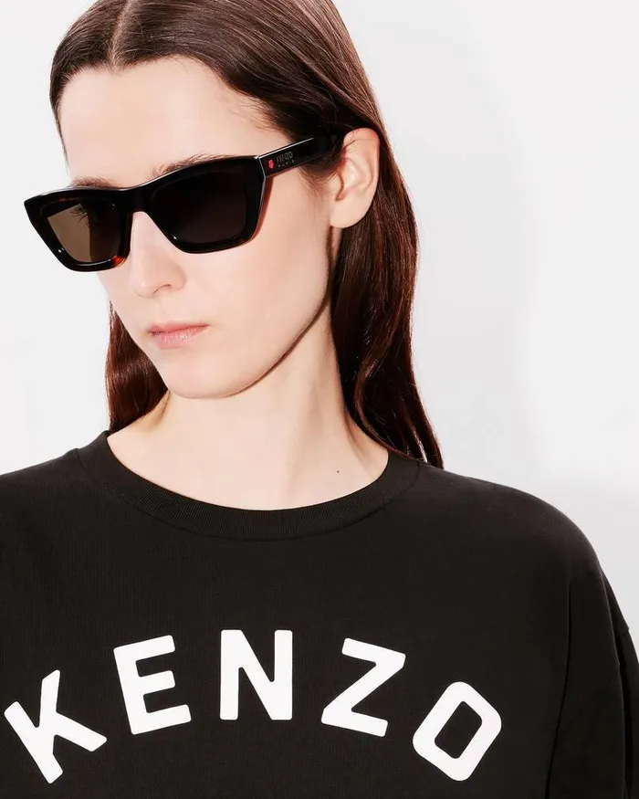 Kenzo TShirts And Polos Men Lucky Tiger039 Oversized Genderless Tshirt Black