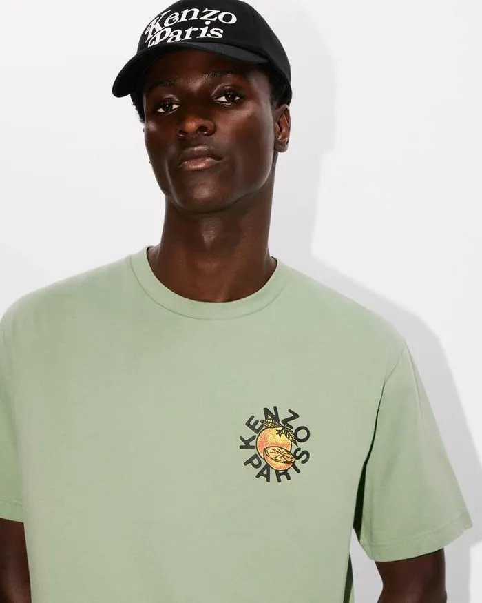 Kenzo TShirts And Polos Men Orange039 Classic Tshirt Almond Green