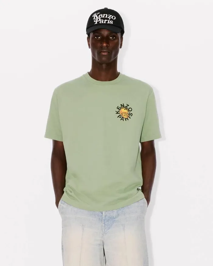 Kenzo TShirts And Polos Men Orange039 Classic Tshirt Almond Green