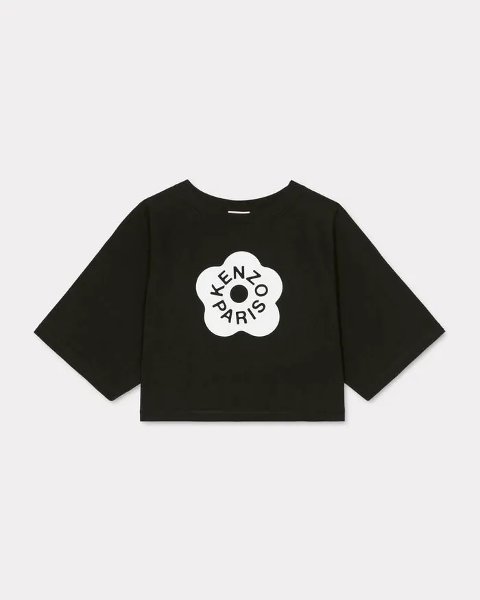 Kenzo TShirts And Polos Women 039Boke Flower 20039 Boxy Tshirt Black