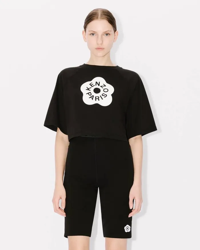 Kenzo TShirts And Polos Women 039Boke Flower 20039 Boxy Tshirt Black