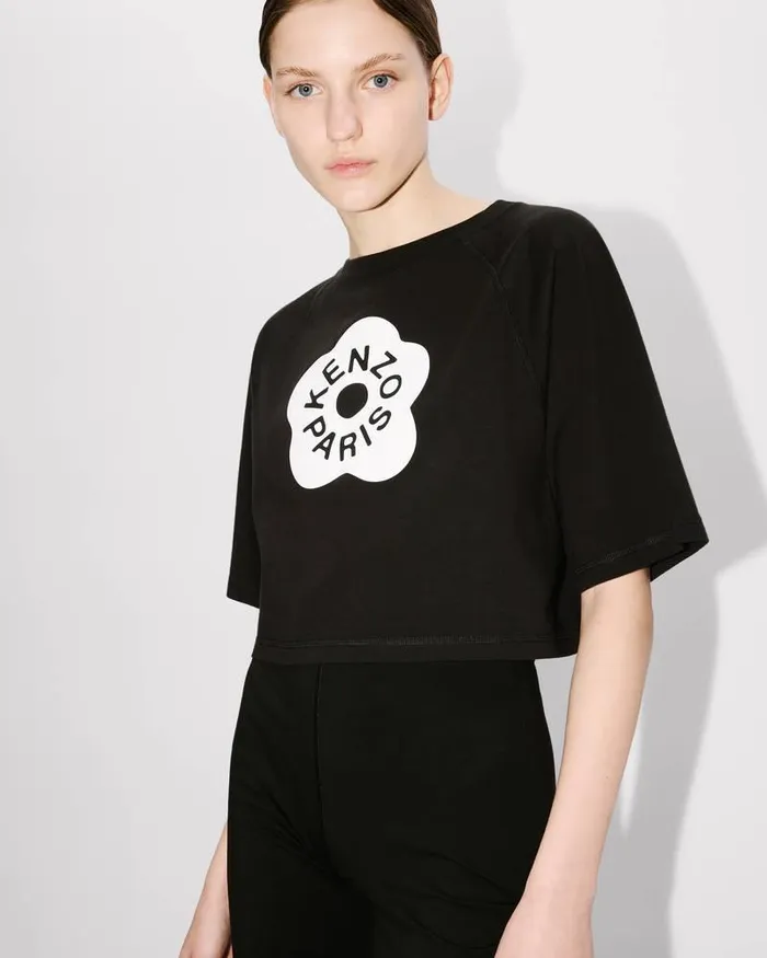 Kenzo TShirts And Polos Women 039Boke Flower 20039 Boxy Tshirt Black