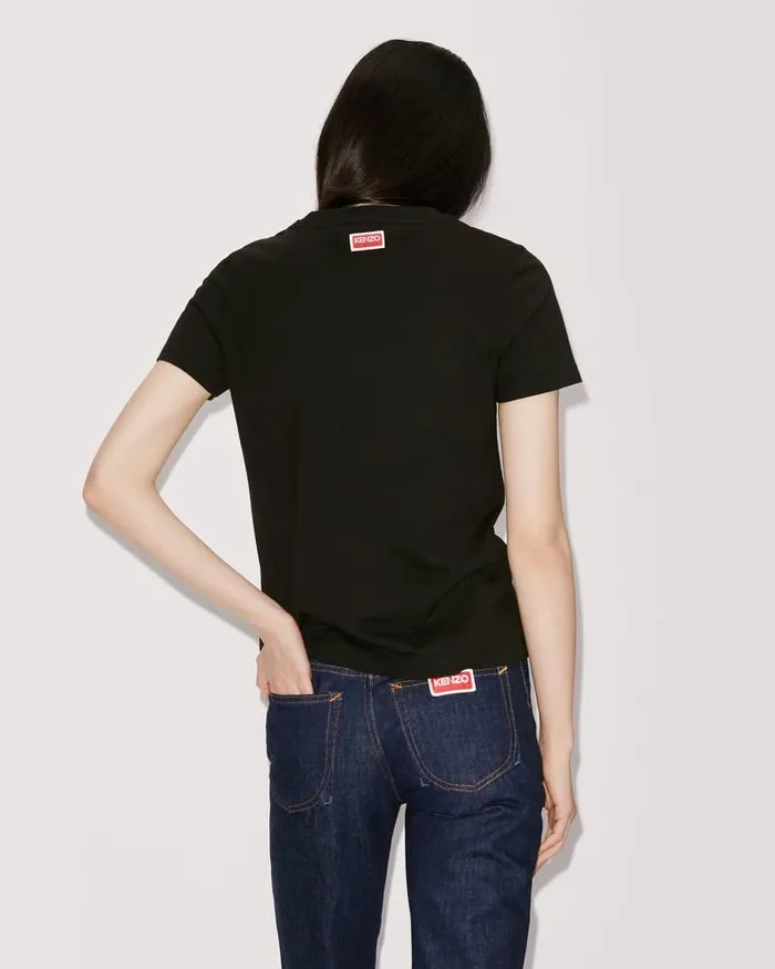Kenzo TShirts And Polos Women 039Varsity Jungle039 Elephant Tshirt Black