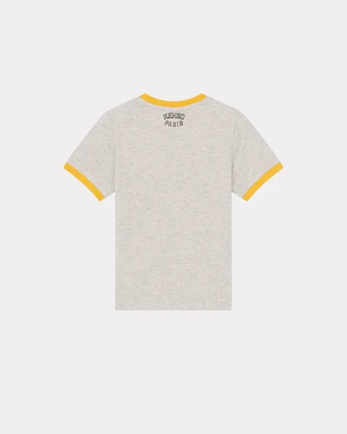 Kenzo TShirts And Sweatshirts Kids Tshirt In Printed Cotton Pale Grey
