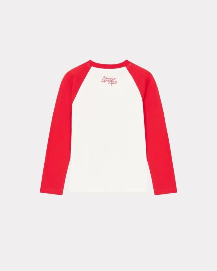 Kenzo TShirts And Sweatshirts Kids Year Of The Dragon039 Cotton Tshirt Cream