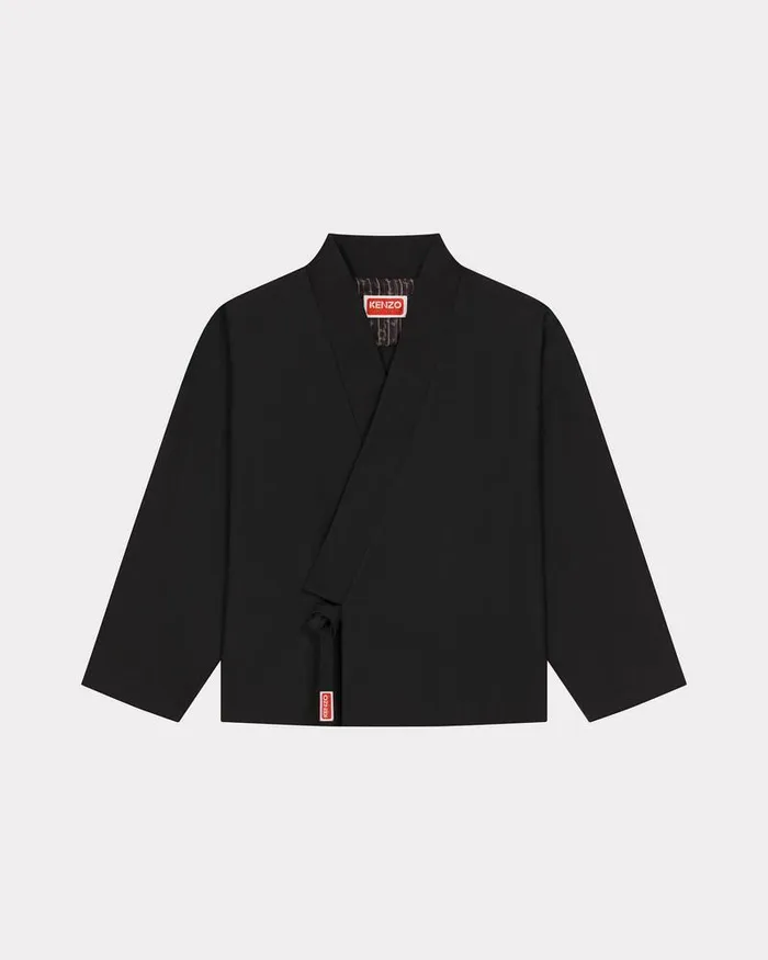 Kenzo Tailoring Men Kimono Jacket Black