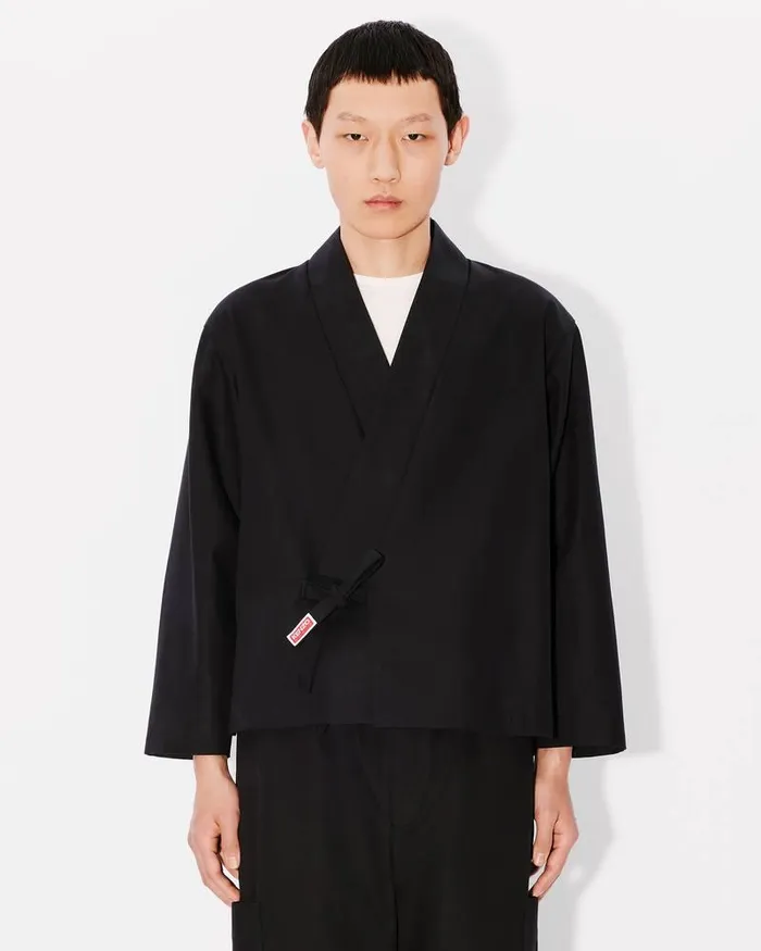 Kenzo Tailoring Men Kimono Jacket Black