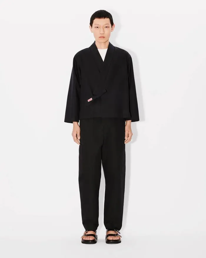 Kenzo Tailoring Men Kimono Jacket Black