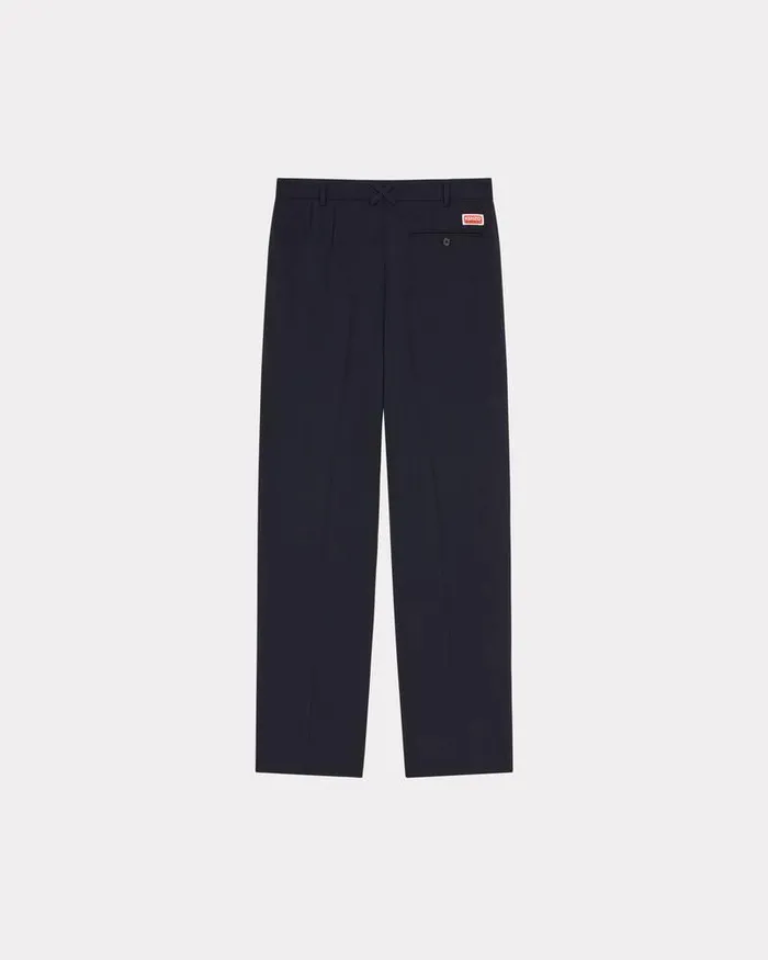 Kenzo Tailoring Men Tailored Trousers Midnight Blue