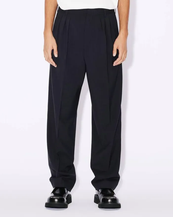 Kenzo Tailoring Men Tailored Trousers Midnight Blue